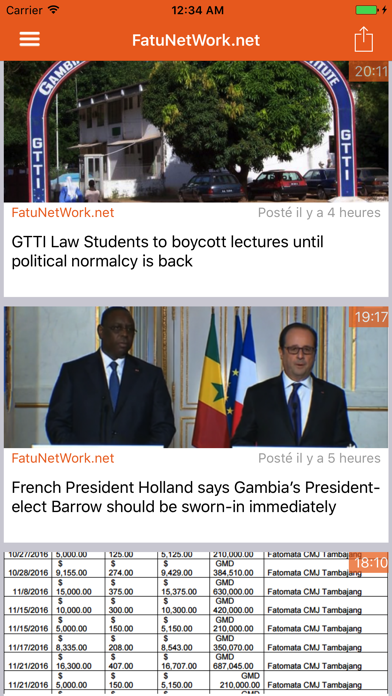 Screenshot #2 pour News Gambia
