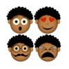 Afro Black Emoji Stickers