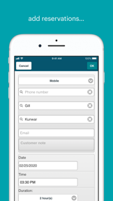 TouchBistro Reservations screenshot