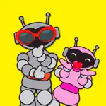 Smart Robot Animated Sticker App Positive Reviews
