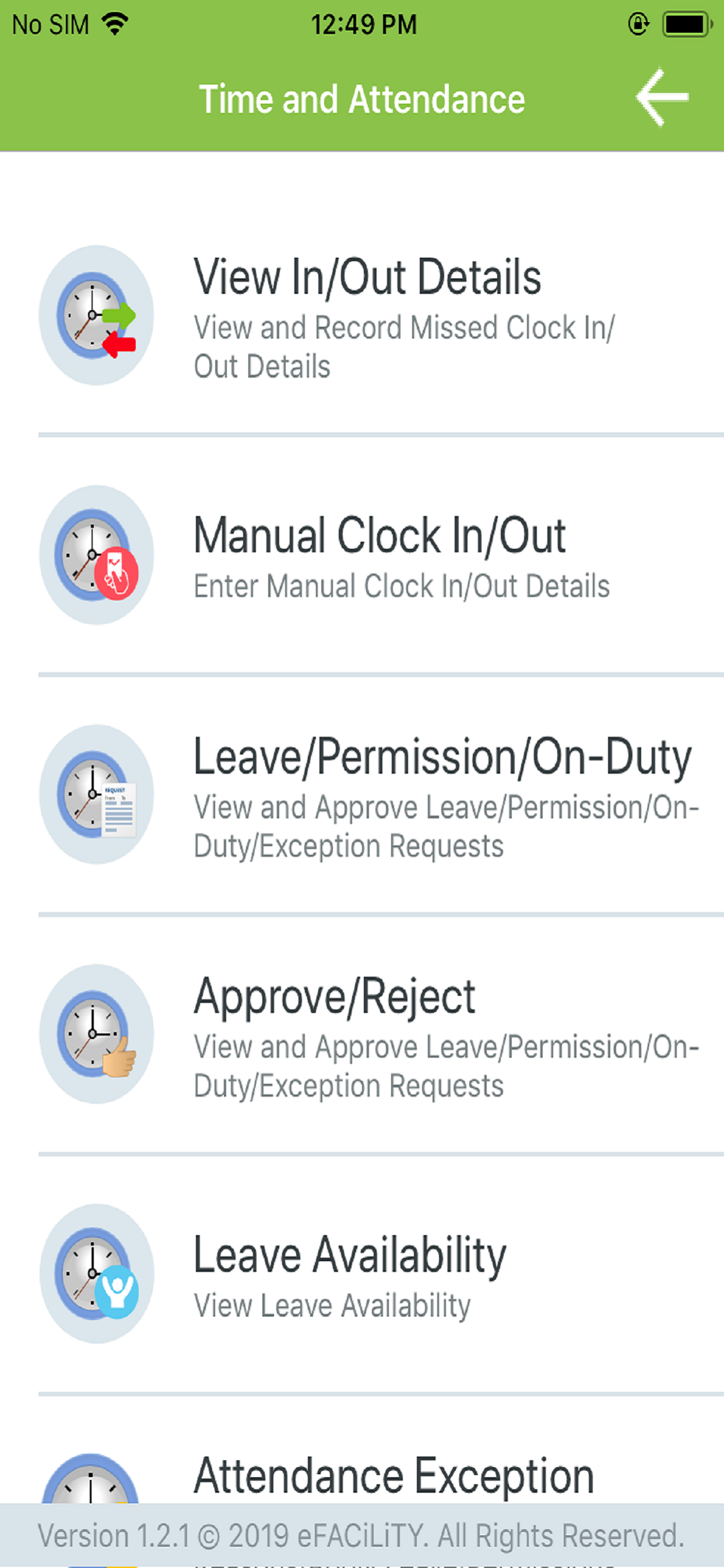 eFACiLiTY® Smart Facility App screenshot 7