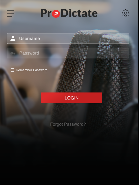 ProDictate Mobile 3 iPad screenshot 2 - Business app