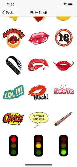 Game screenshot Flirty Emoji Adult Stickers apk