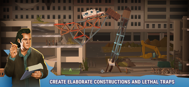 ‎Bridge Constructor: TWD Screenshot