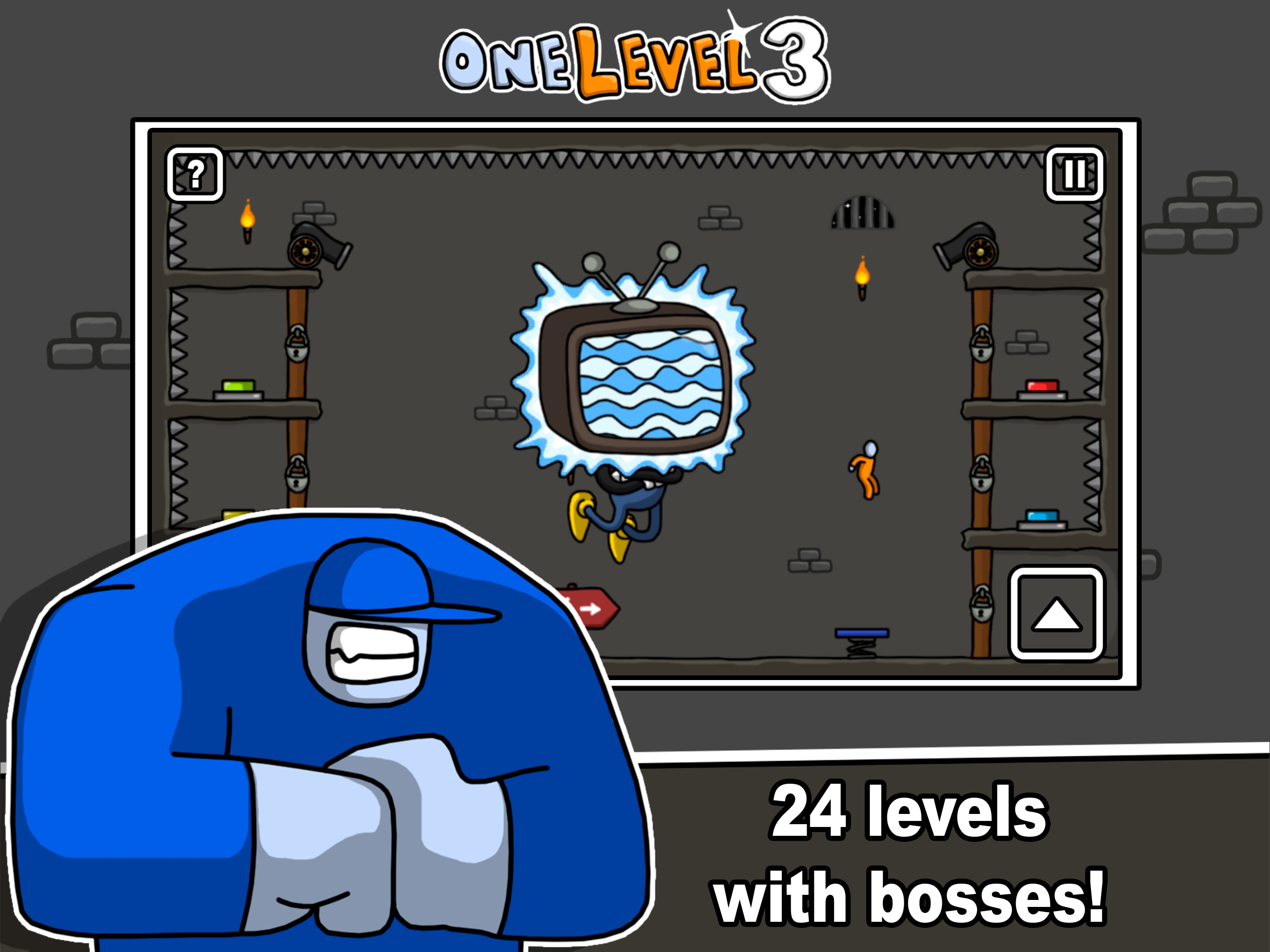 One Level 3 Stickman Jailbreak screenshot 9