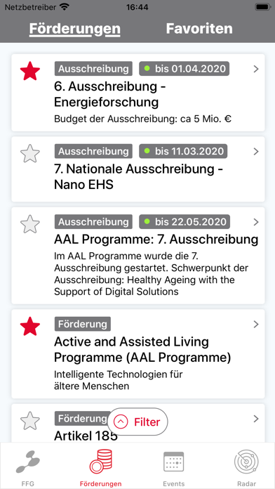 Screenshot #2 pour FFG Förderradar
