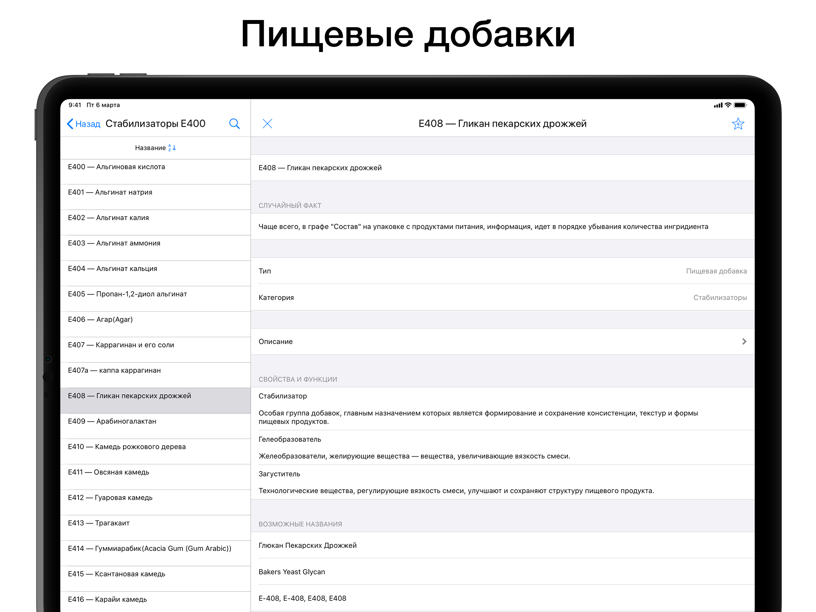 Е-добавки (пищевые добавки)