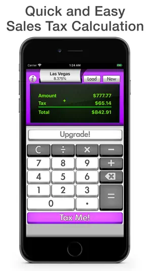 Sales Tax Calculator - Tax Me screenshot 1