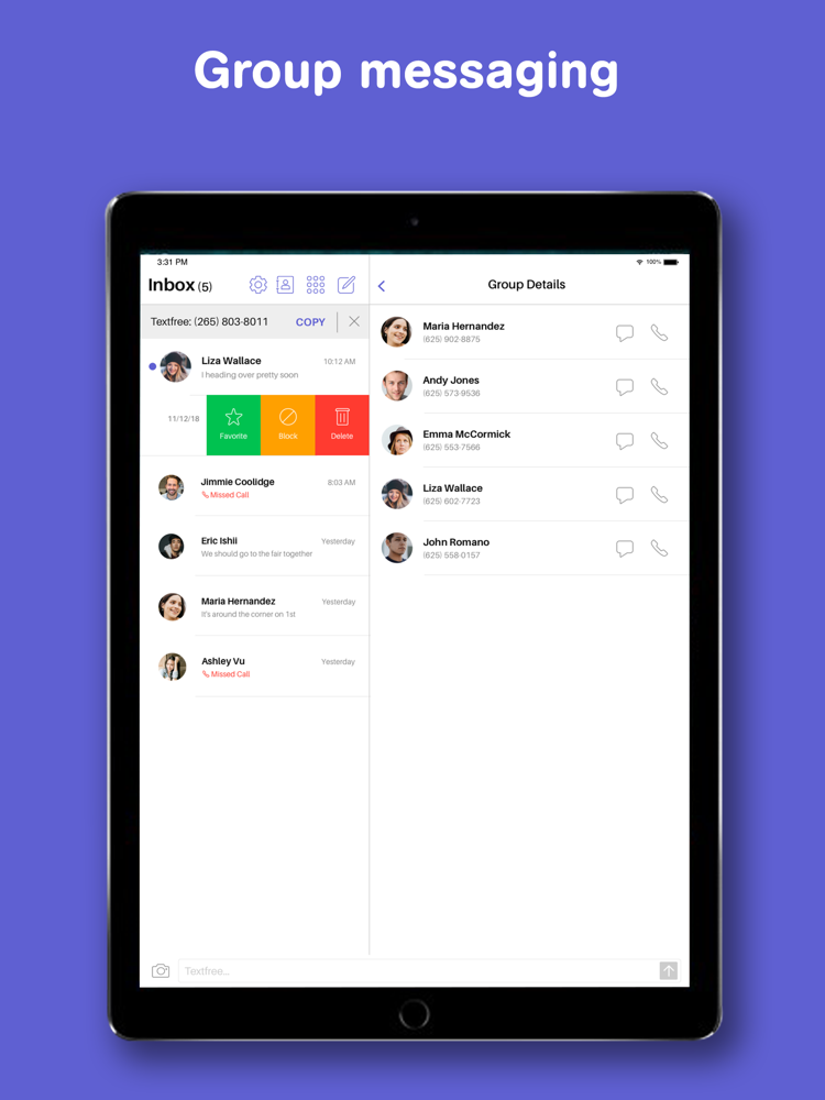 Text Free Texting + Calling App for iPhone Free