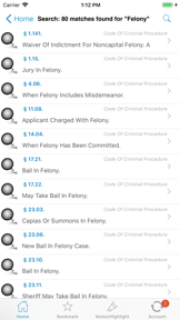 TX Code of Criminal Procedure screenshot