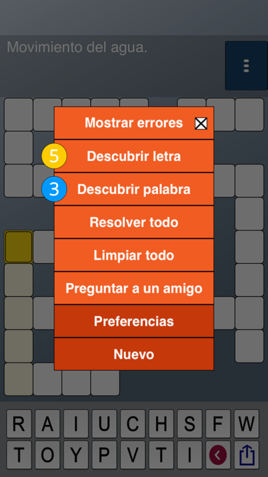 Crosword in Spanish Screenshot