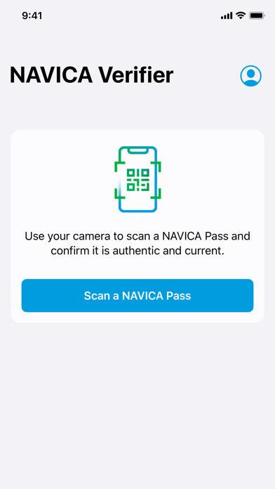 NAVICA Verifier Screenshot