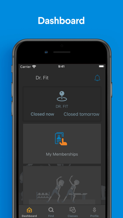 Dr. Fit App Screenshot