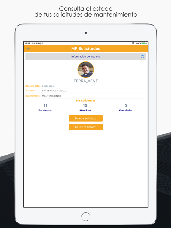 Screenshot #5 pour MP Solicitudes