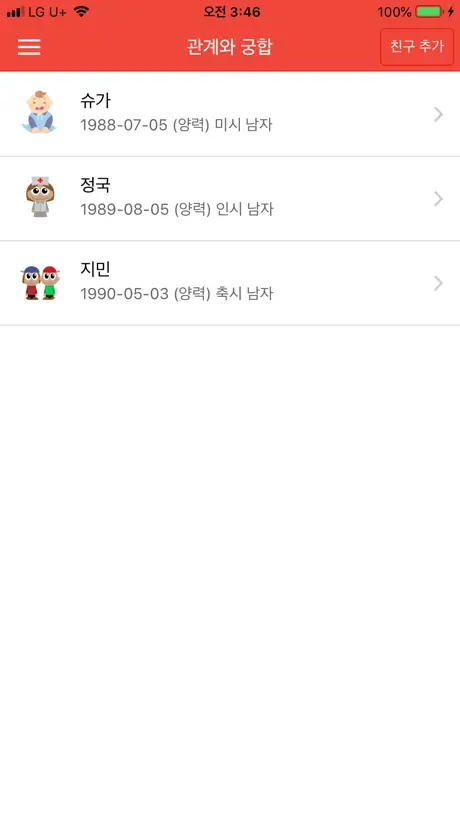 관계와 궁합