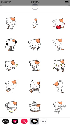 Mi-Ke the Cat Stickers