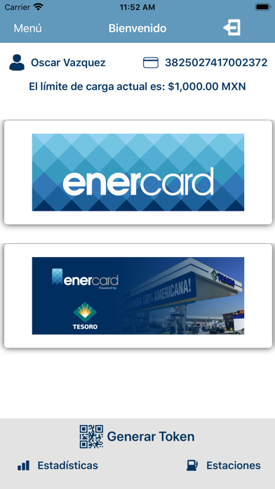 Enercard Movil Screenshot