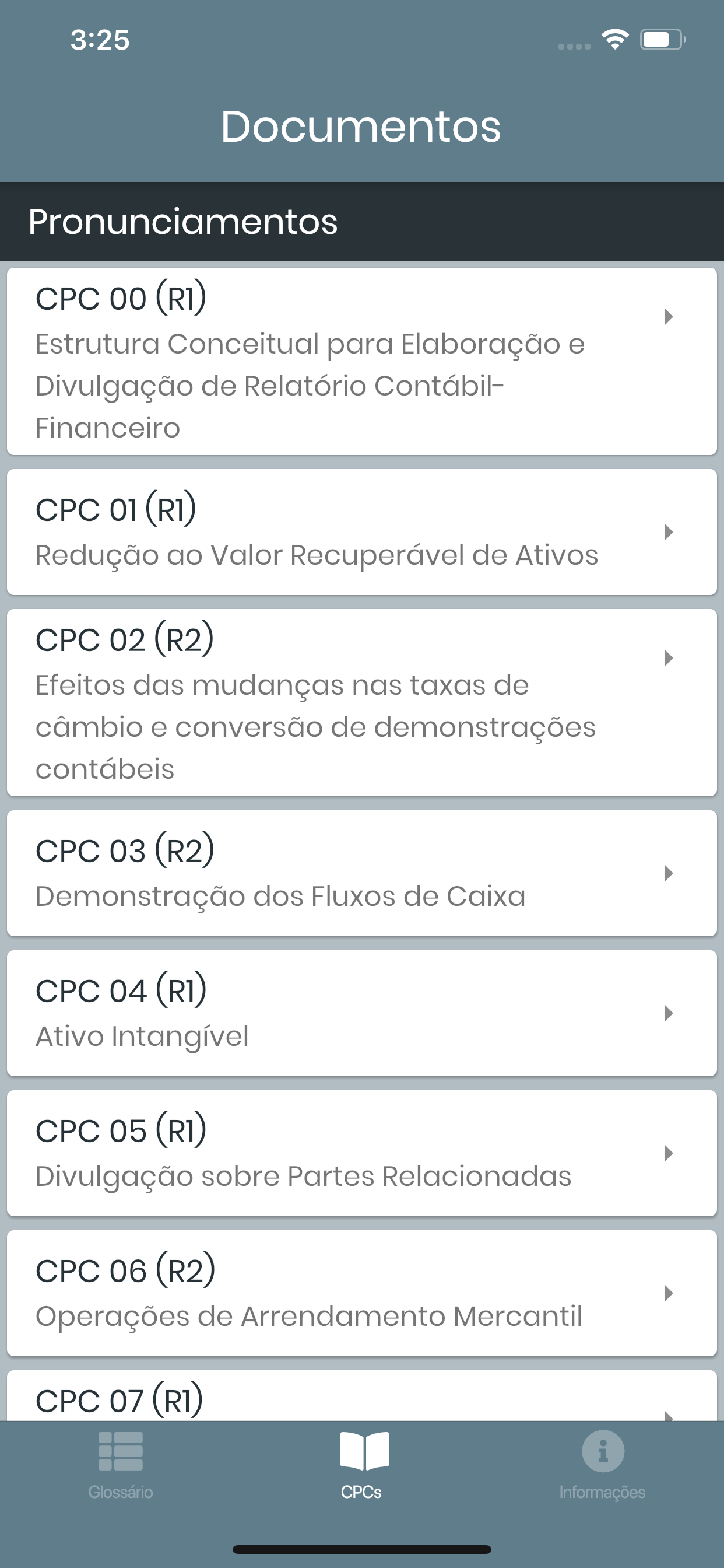 iCPC - Glossário Contábil screenshot 3