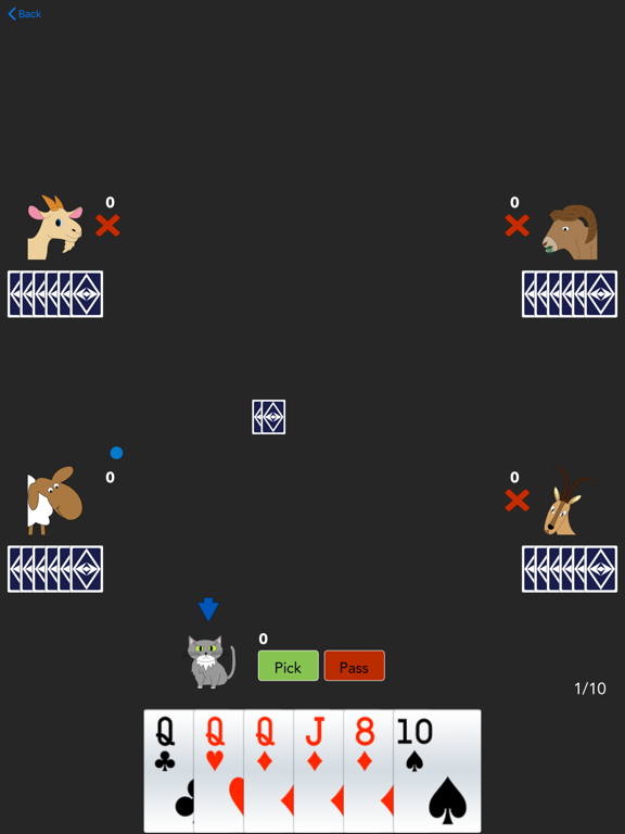 Sheepshead, the App iPad screenshot 3 - Games app