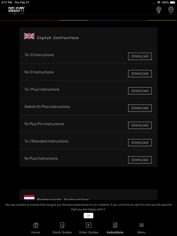 Delkim App iPad screenshot 4 - Sports app