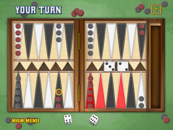 Backgammon Deluxe Go iPad app afbeelding 2