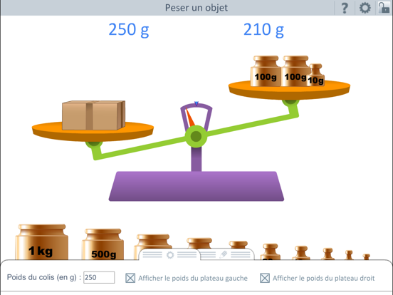 Screenshot #6 pour École : Peser des objets