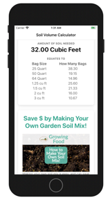 Garden Soil Calculator screenshot