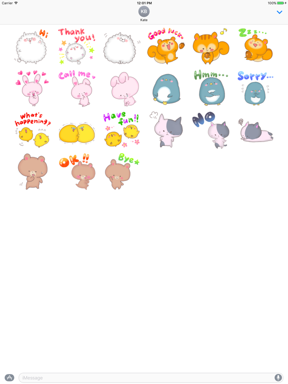 Screenshot #4 pour Kawaii Animal Sticker