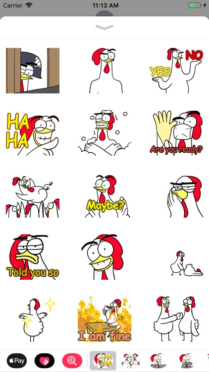 Chicken Bro 20 Sticker Pack