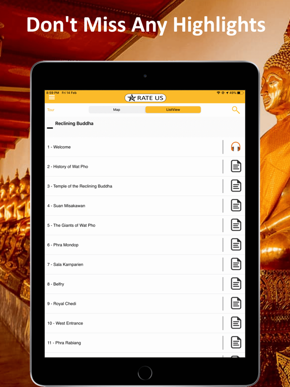 Screenshot #6 pour Wat Pho Reclining Buddha Guide