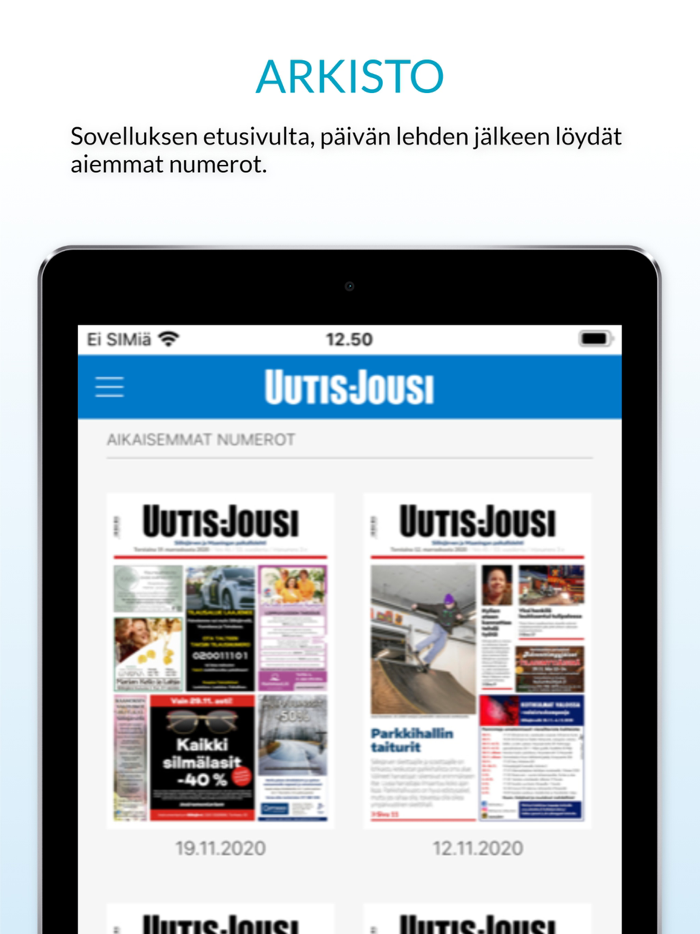 Uutis-Jousi päivän lehti