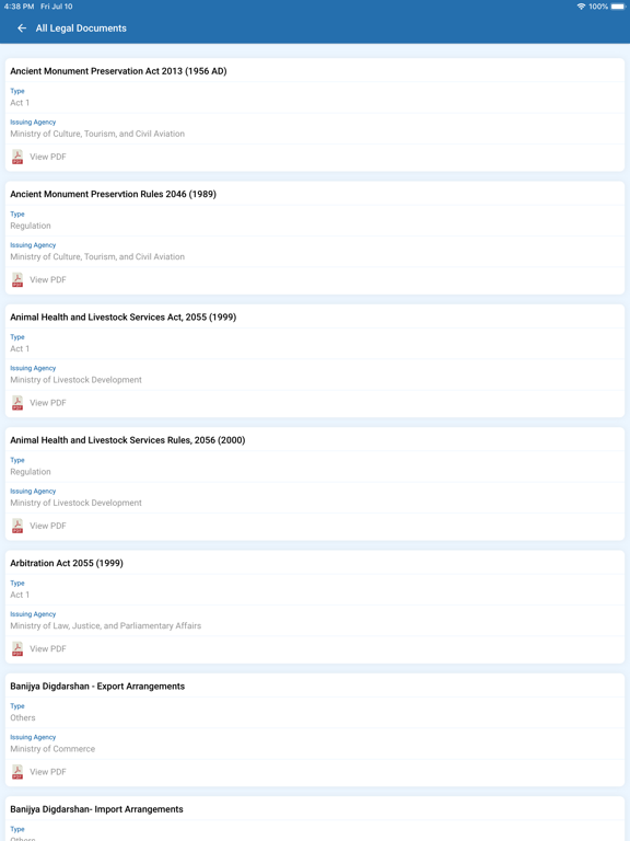 Screenshot #6 pour Nepal Trade Information Portal