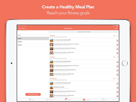 FitMenCook - Healthy Recipes iPad app afbeelding 3