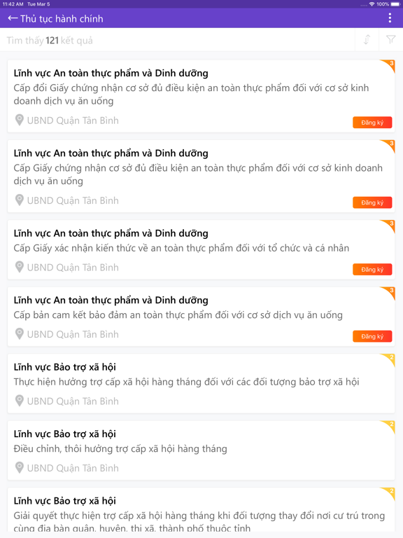 Dịch Vụ Công Tân Bình screenshot 3