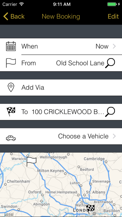 London Luxury Chauffeuring Screenshot