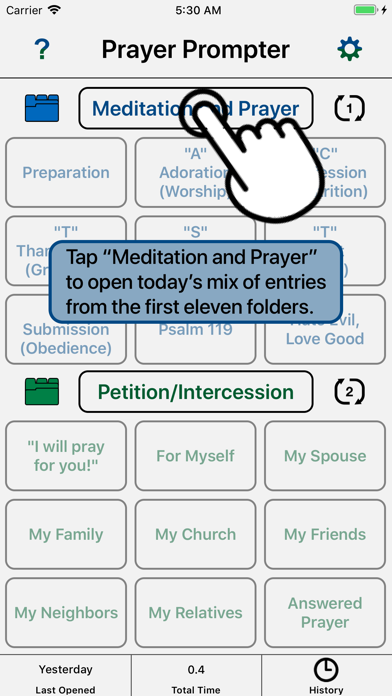 Christian Prayer Prompter Screenshot