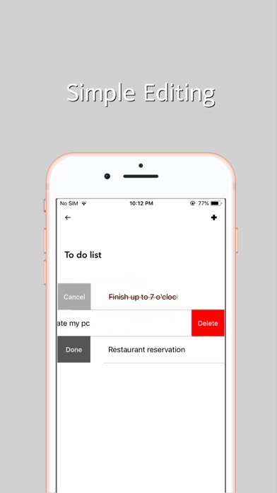 ToDoNote - Simple To-do List Screenshot