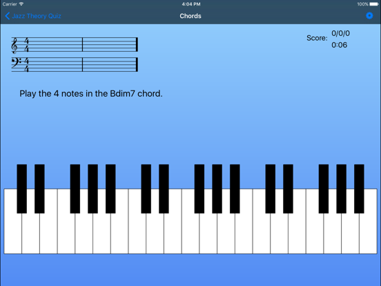 Screenshot #4 for Jazz Theory Quiz