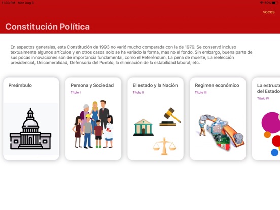 Screenshot #4 pour Constitución Política del Perú