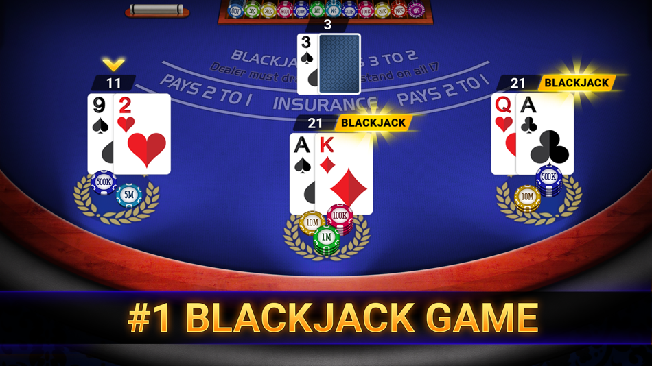 Blackjack 21: online casino - 4.6 - (iOS)