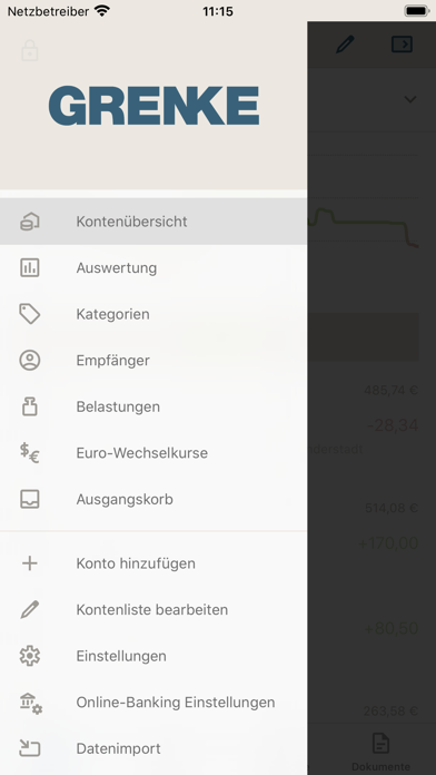 GRENKE Banking Screenshot