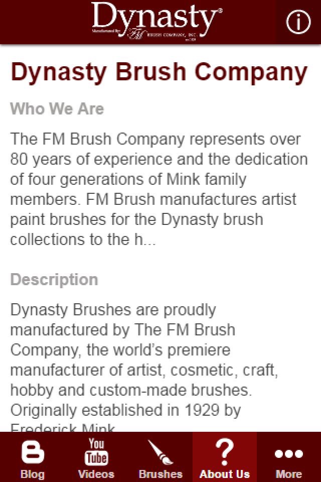 Dynasty by FM Brush Co. screenshot 2