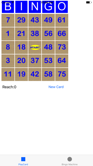 BingoCard Screenshot