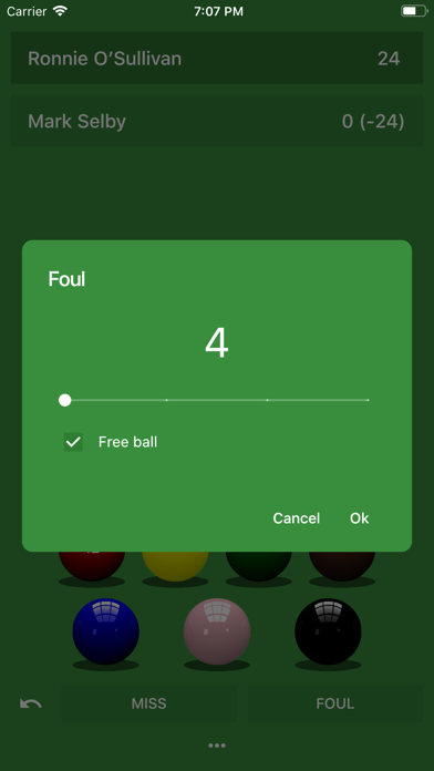 Snooker: Scoreboard screenshot 2