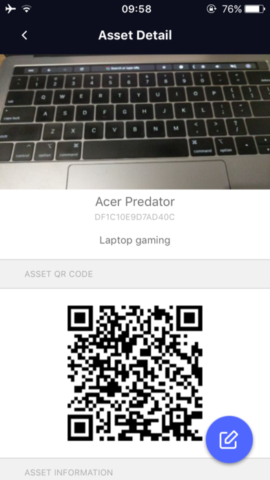 ASSET VAULT - Asset Management Screenshot
