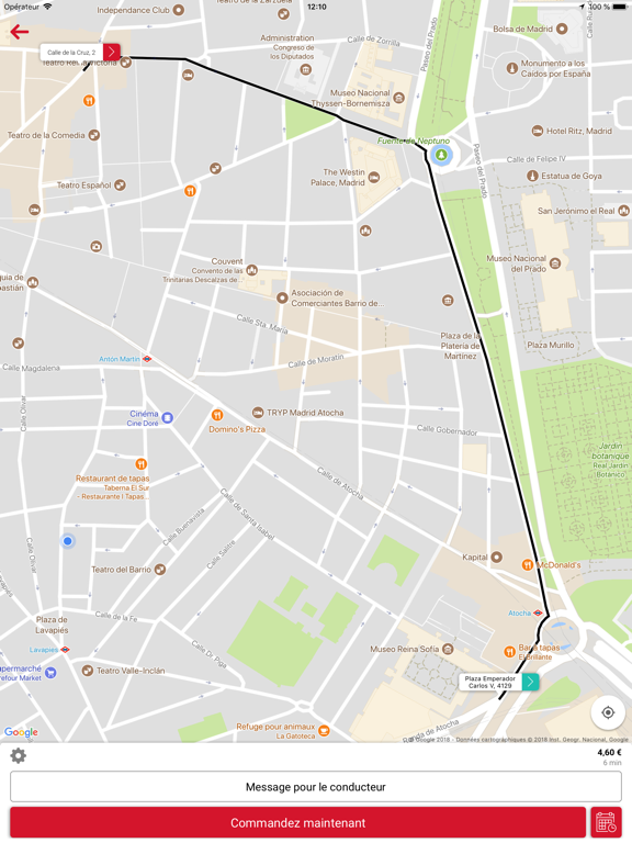Screenshot #4 pour eTaxi (cliente)