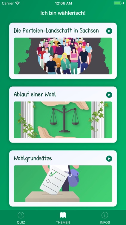 Ich bin wählerisch!