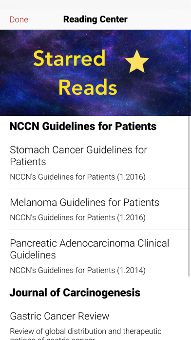 Piedmont CANCER Screenshot