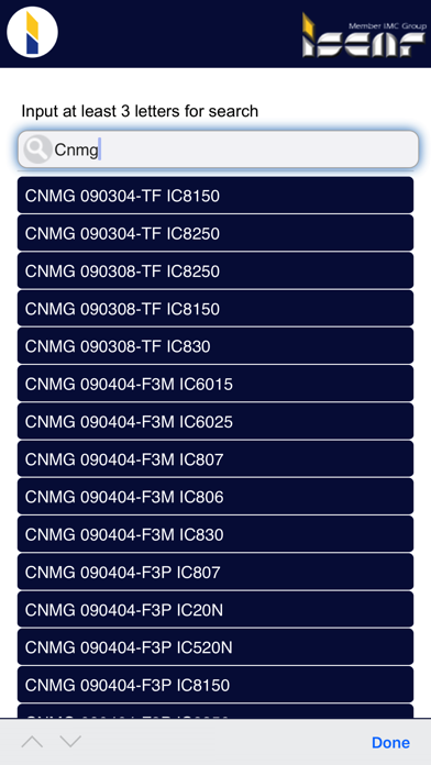 Screenshot #3 pour ISCAR Cutting Info