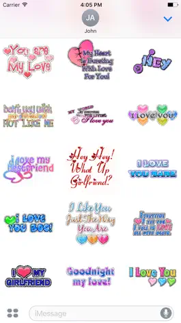 Game screenshot Girlfriend Boyfriend Stickers apk